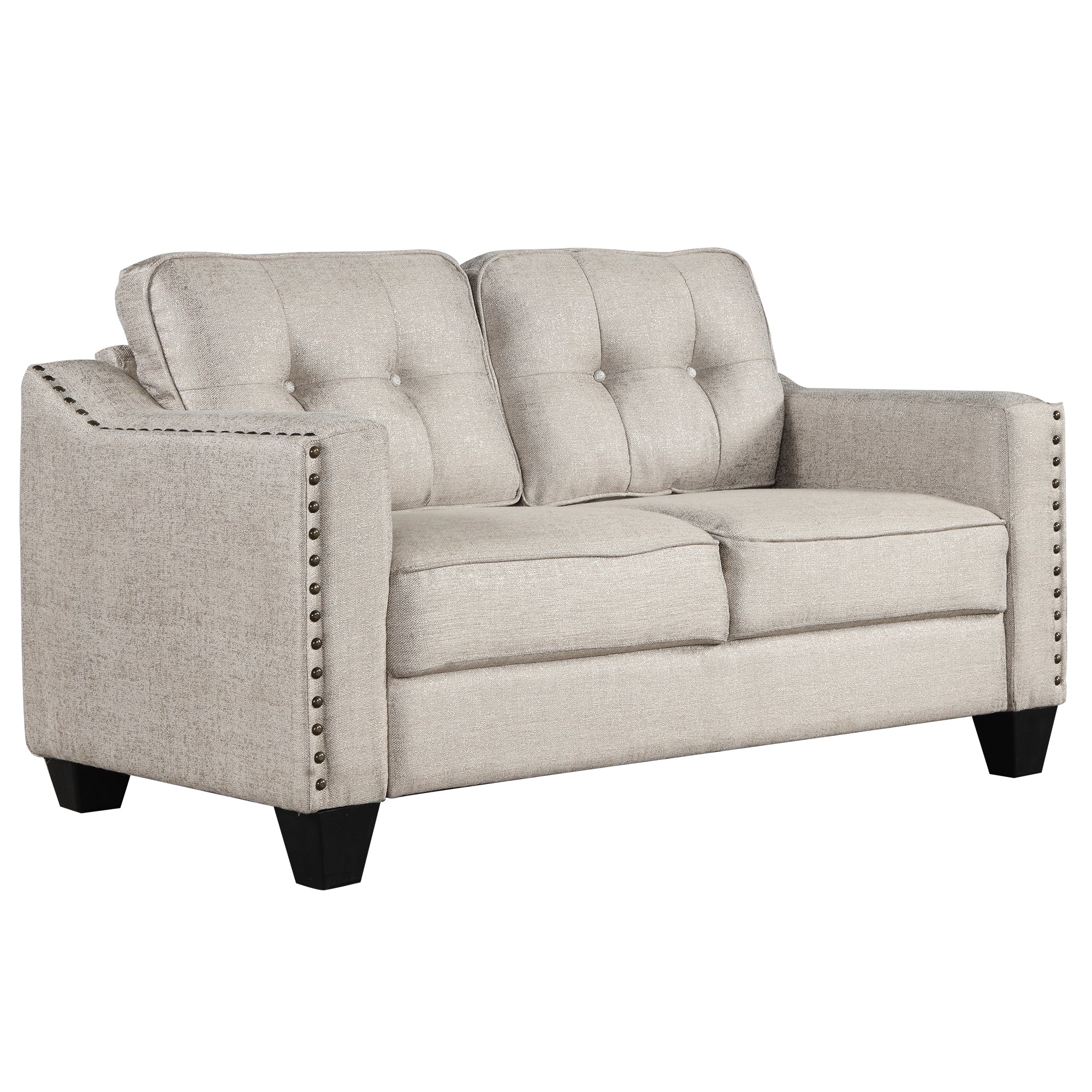 U-Style 3-Piece Living Room Set in Beige: Sofa, Loveseat, Armchair | Stylish and Comfortable Addition to Your Home