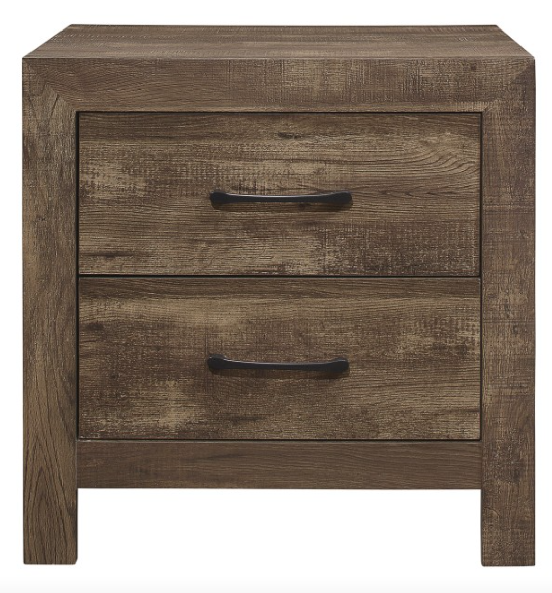 Corbin Collection Rustic Brown Nightstand