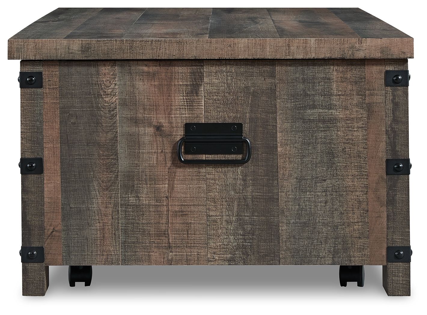 Hollum Rustic Brown - Lift Top Cocktail Table