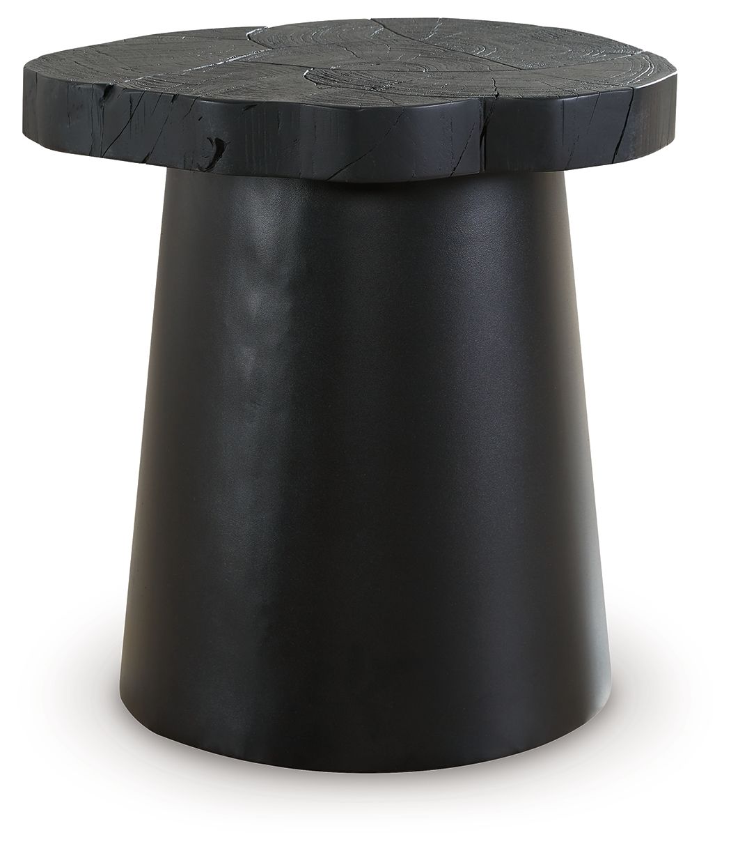 Wimbell Black - Round End Table