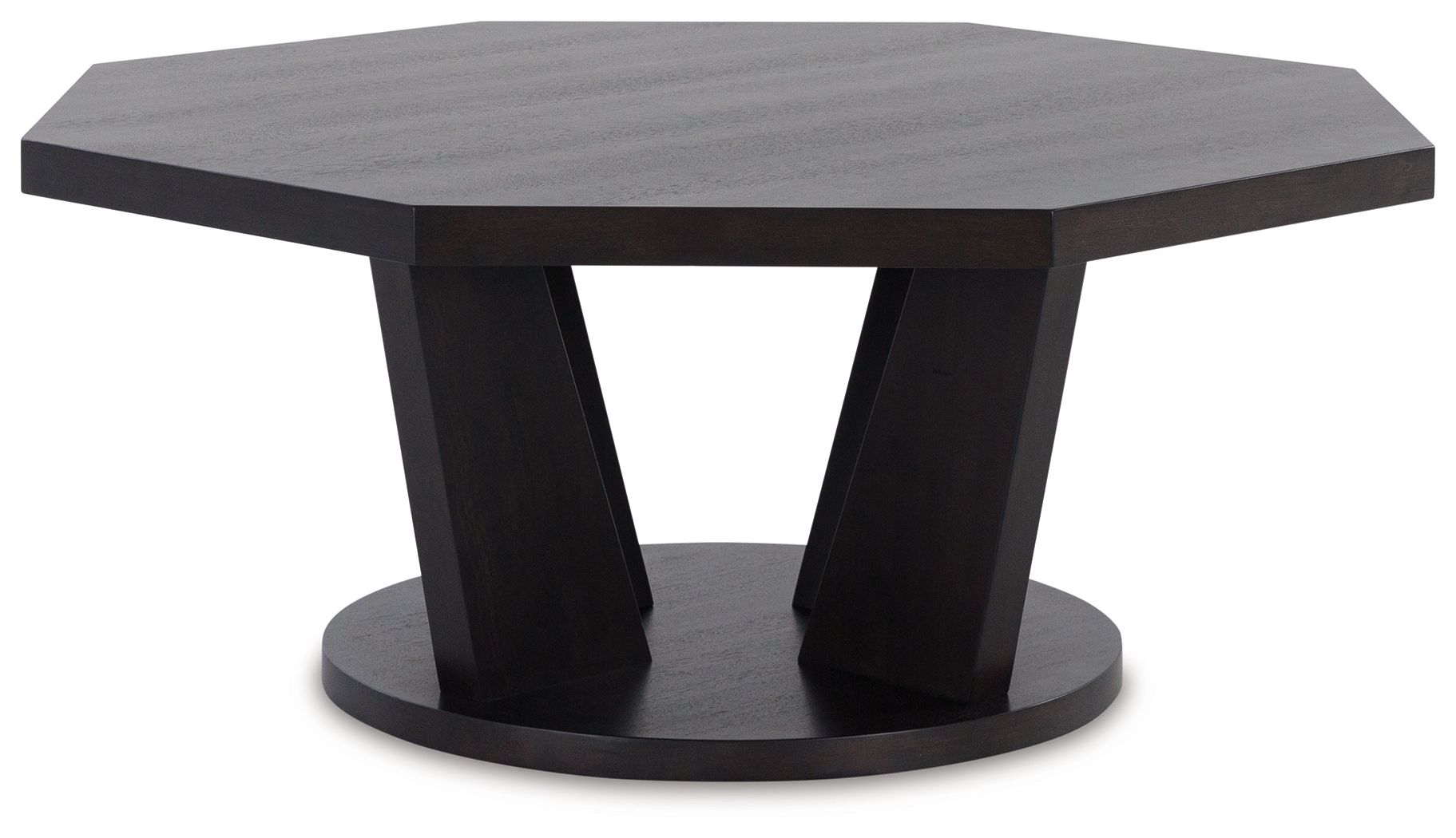 Chasinfield  Dark Brown - Octagon Coffee Table