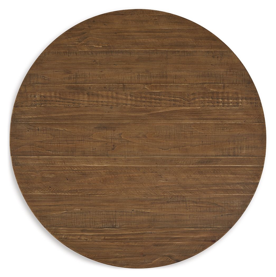 Mackifeld Warm Brown - Round Cocktail Table