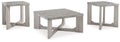 Garnilly - Occasional Table Set (Set of 3) - Whitewash
