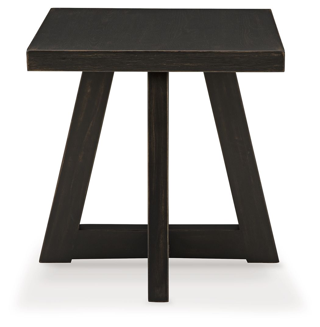 Galliden Black - Square End Table