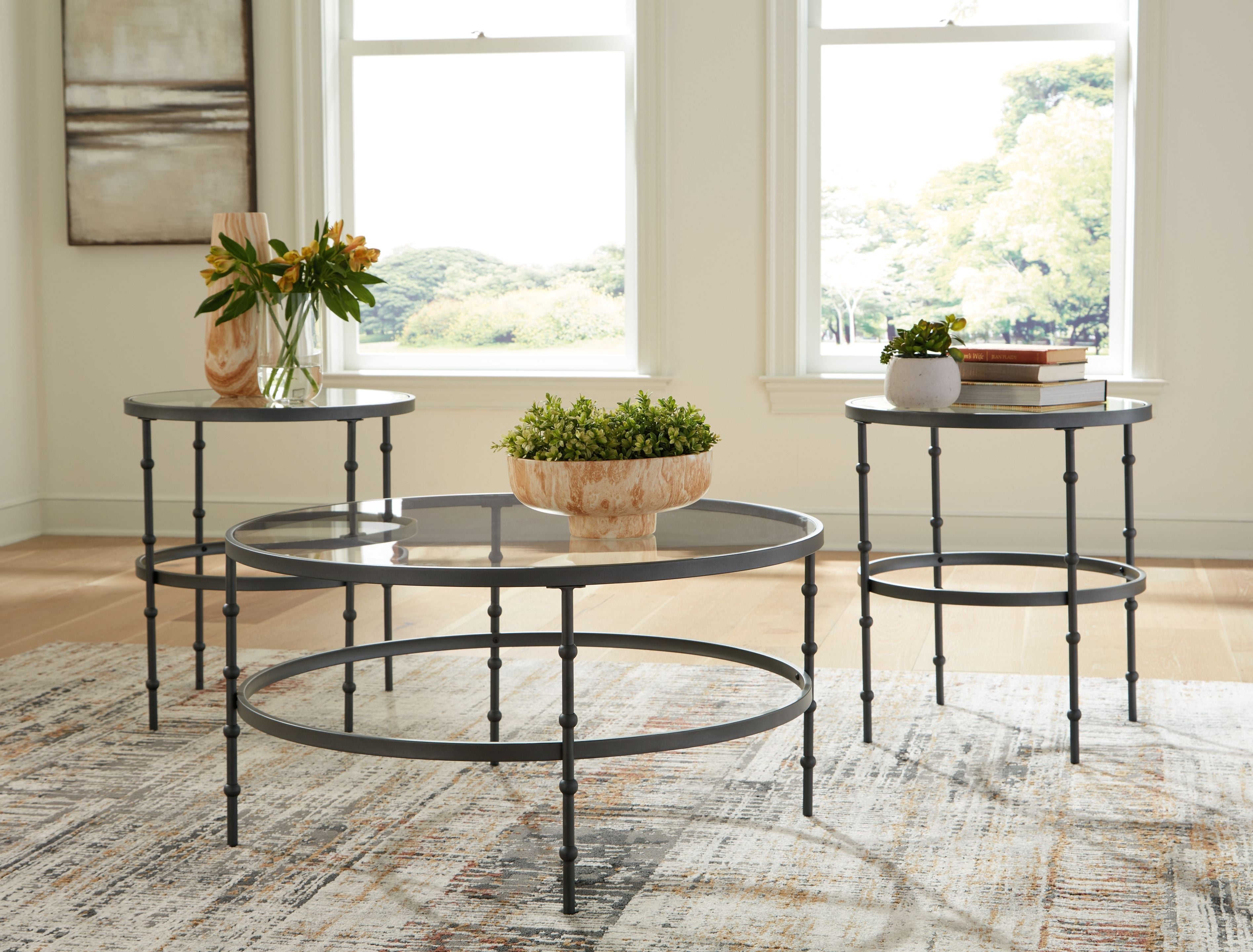 Kellyco Gunmetal - Occasional Table Set (Set of 3)