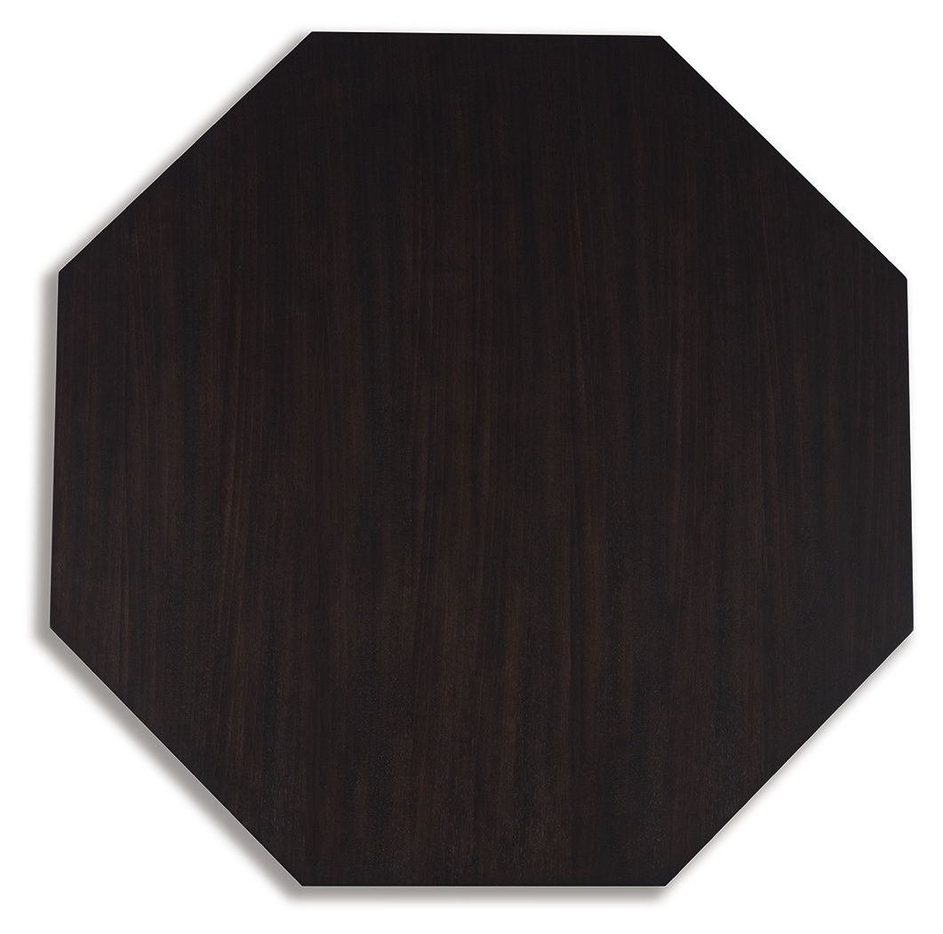 Chasinfield  Dark Brown - Octagon Coffee Table