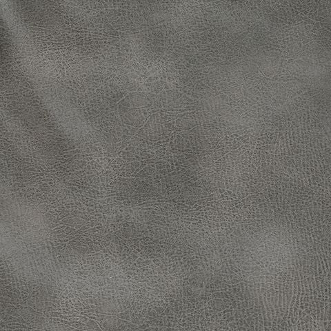 Dark olive textured leather magazine basket fabric closeup